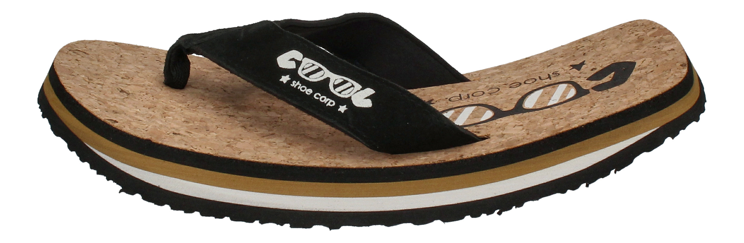 COOL SHOE Zehentrenner - ORIGINAL CORK 2 - black-1