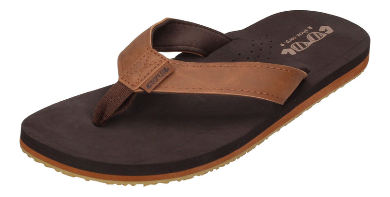 COOL SHOE Herren Zehentrenner in Übergröße COOL SIN brown