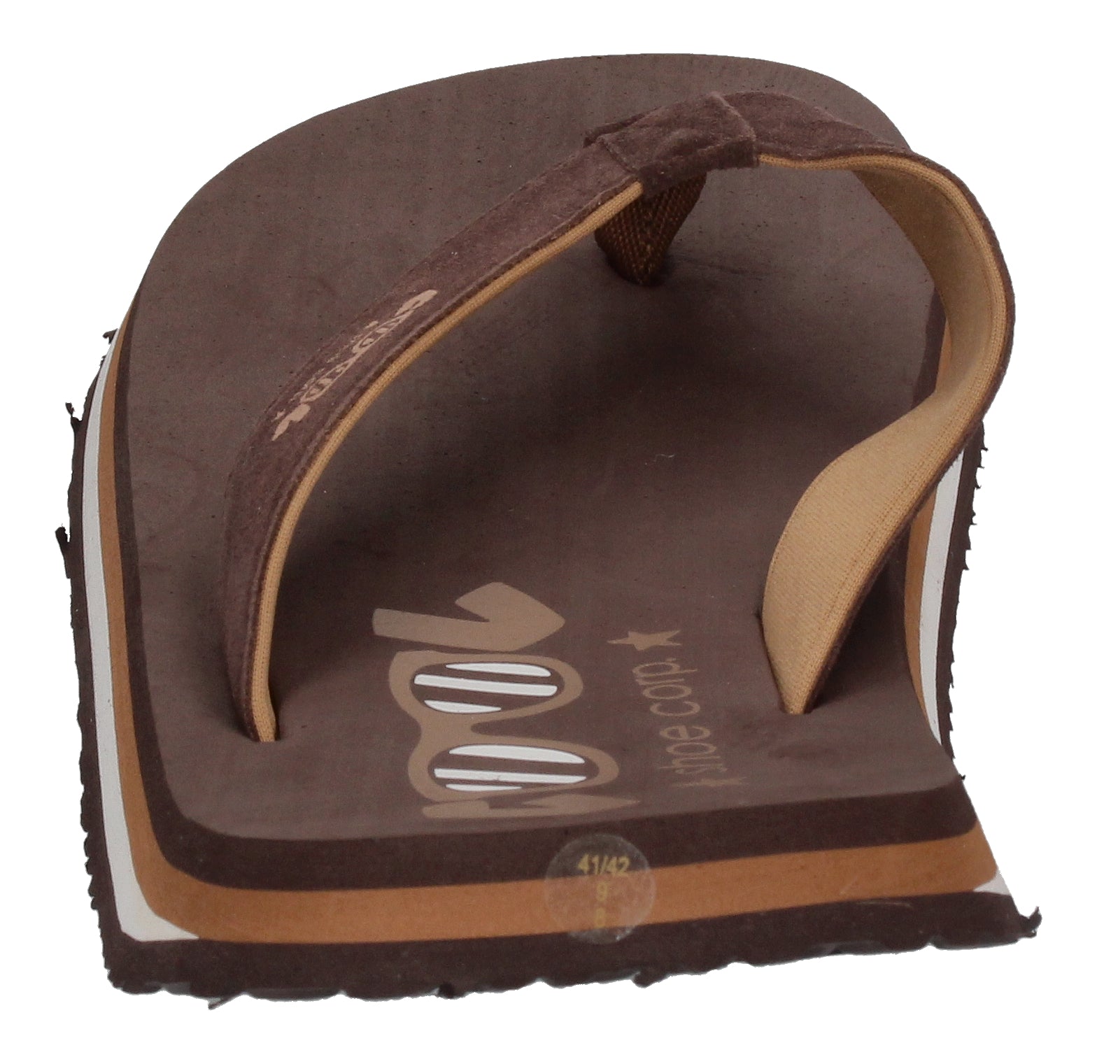 COOL SHOE Herrenschuhe Zehentrenner ORIGINAL chocolate-4