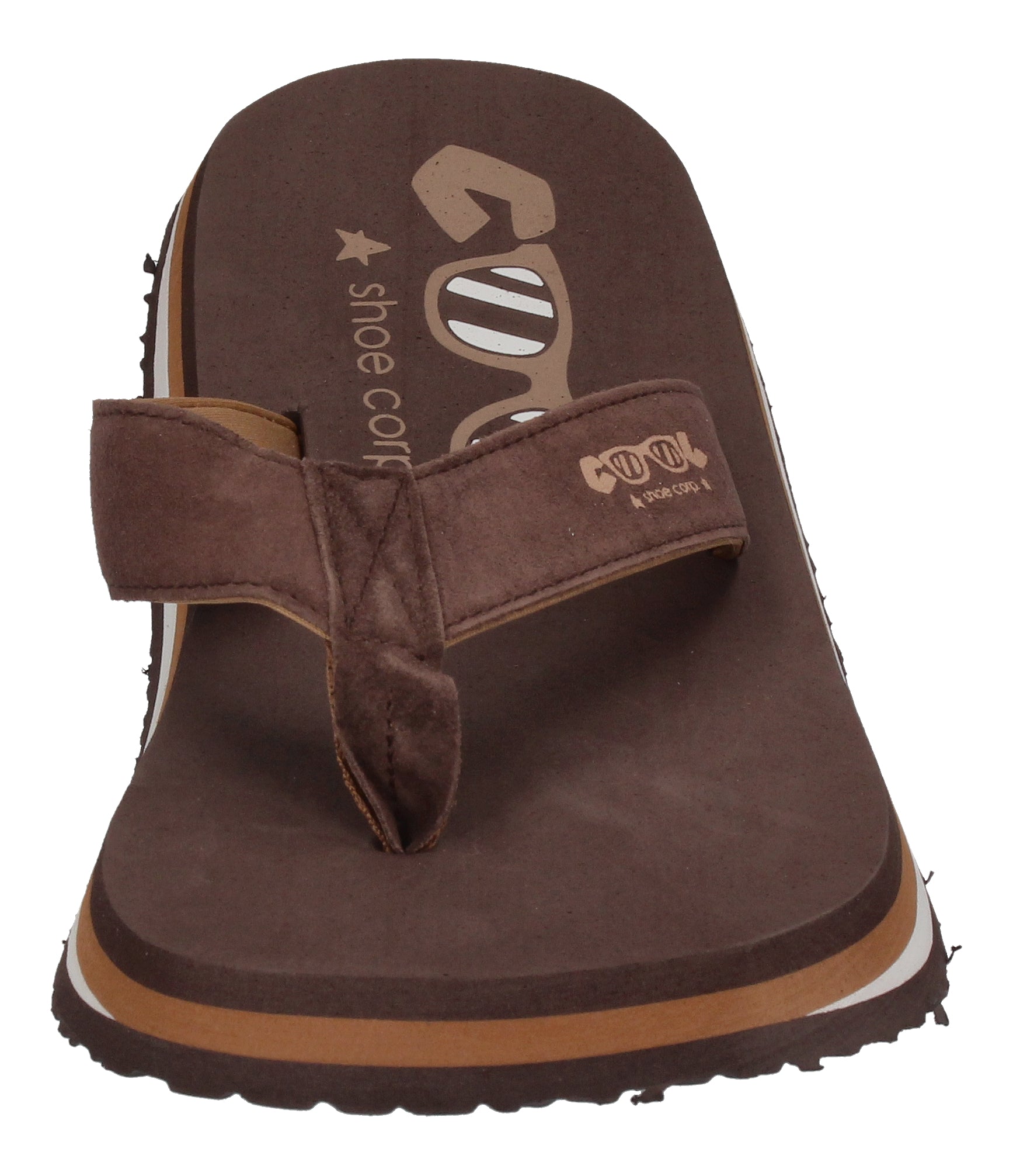 COOL SHOE Herrenschuhe Zehentrenner ORIGINAL chocolate-2