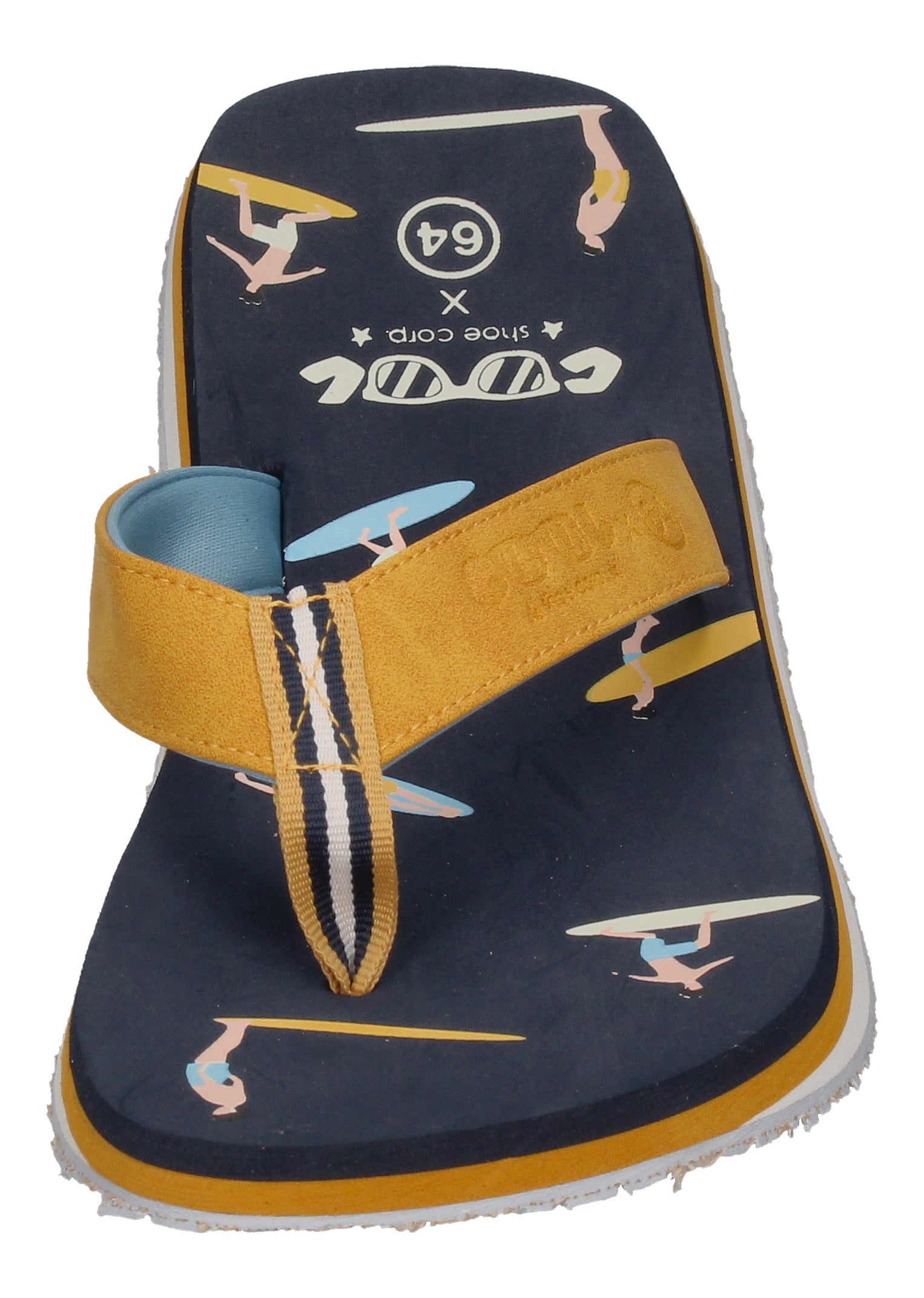 COOL SHOE Zehentrenner ORIGINAL SLIGHT - 64 navy yellow-2