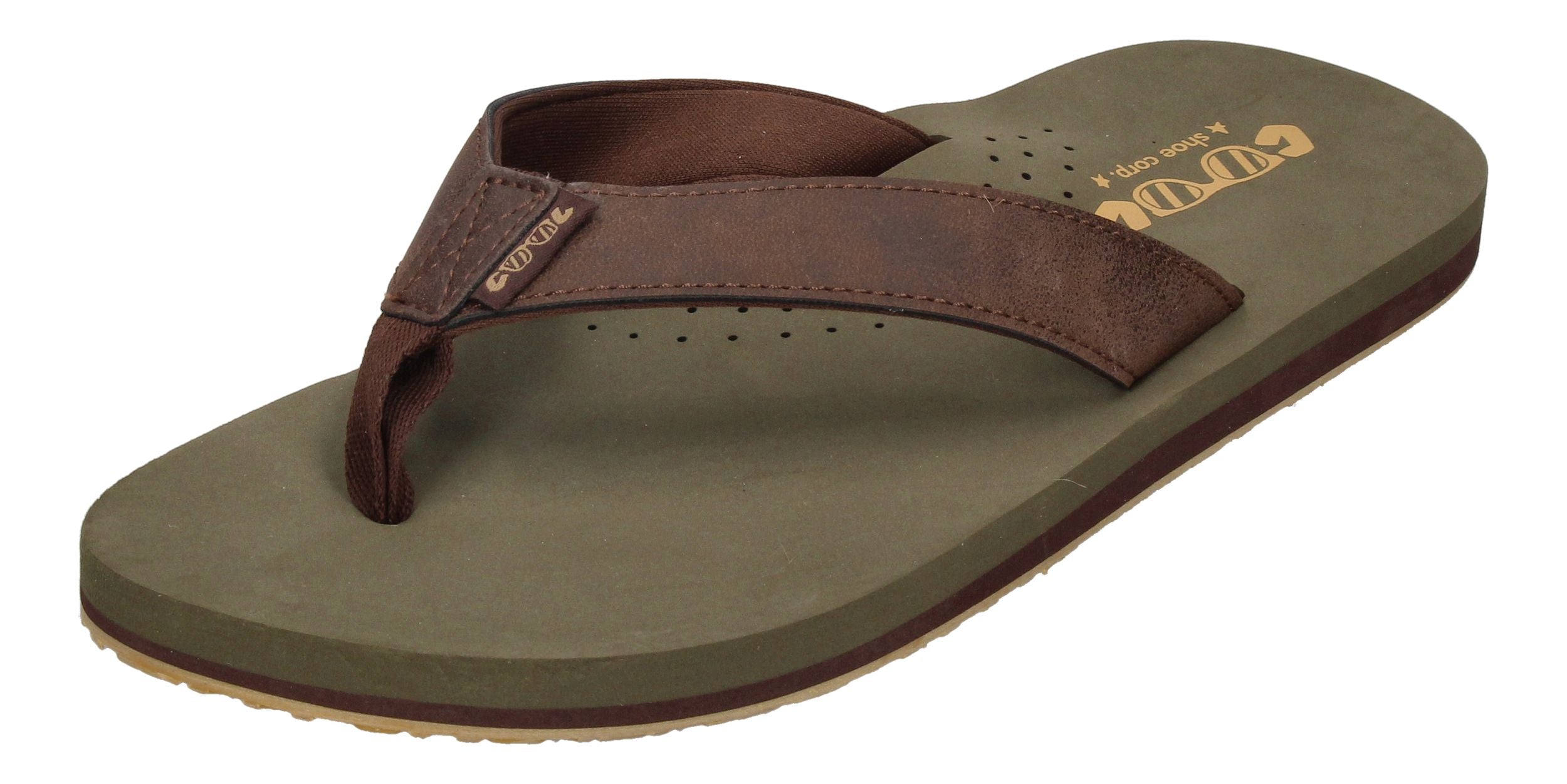 COOL SHOE Herrenschuhe Zehentrenner COOL SIN - olive-0