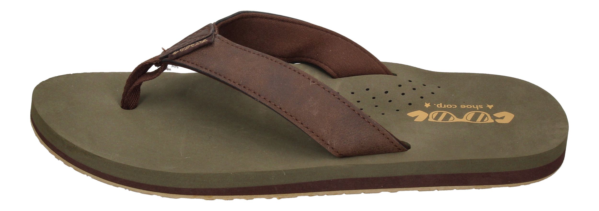 COOL SHOE Herrenschuhe Zehentrenner COOL SIN - olive-1