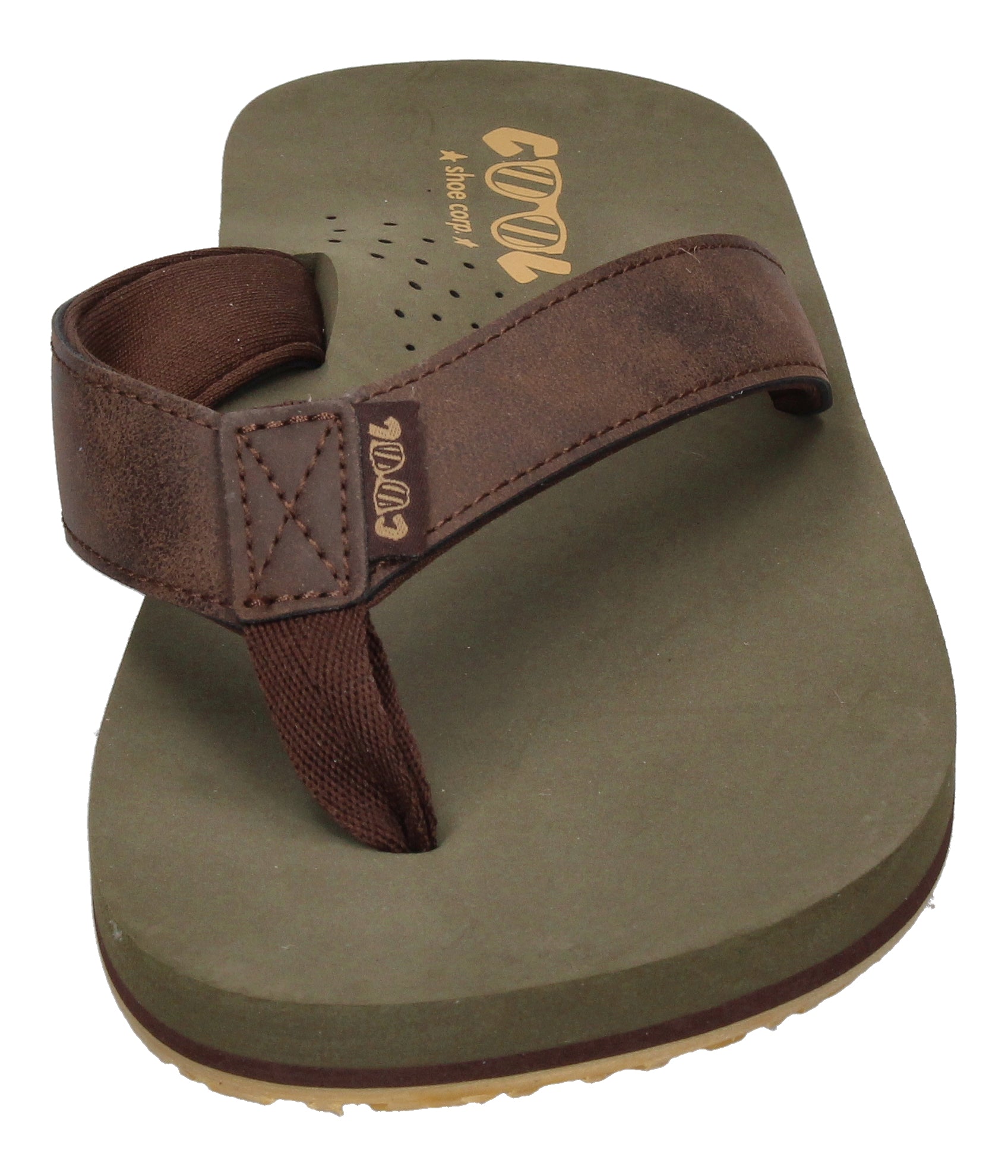COOL SHOE Herrenschuhe Zehentrenner COOL SIN - olive-2