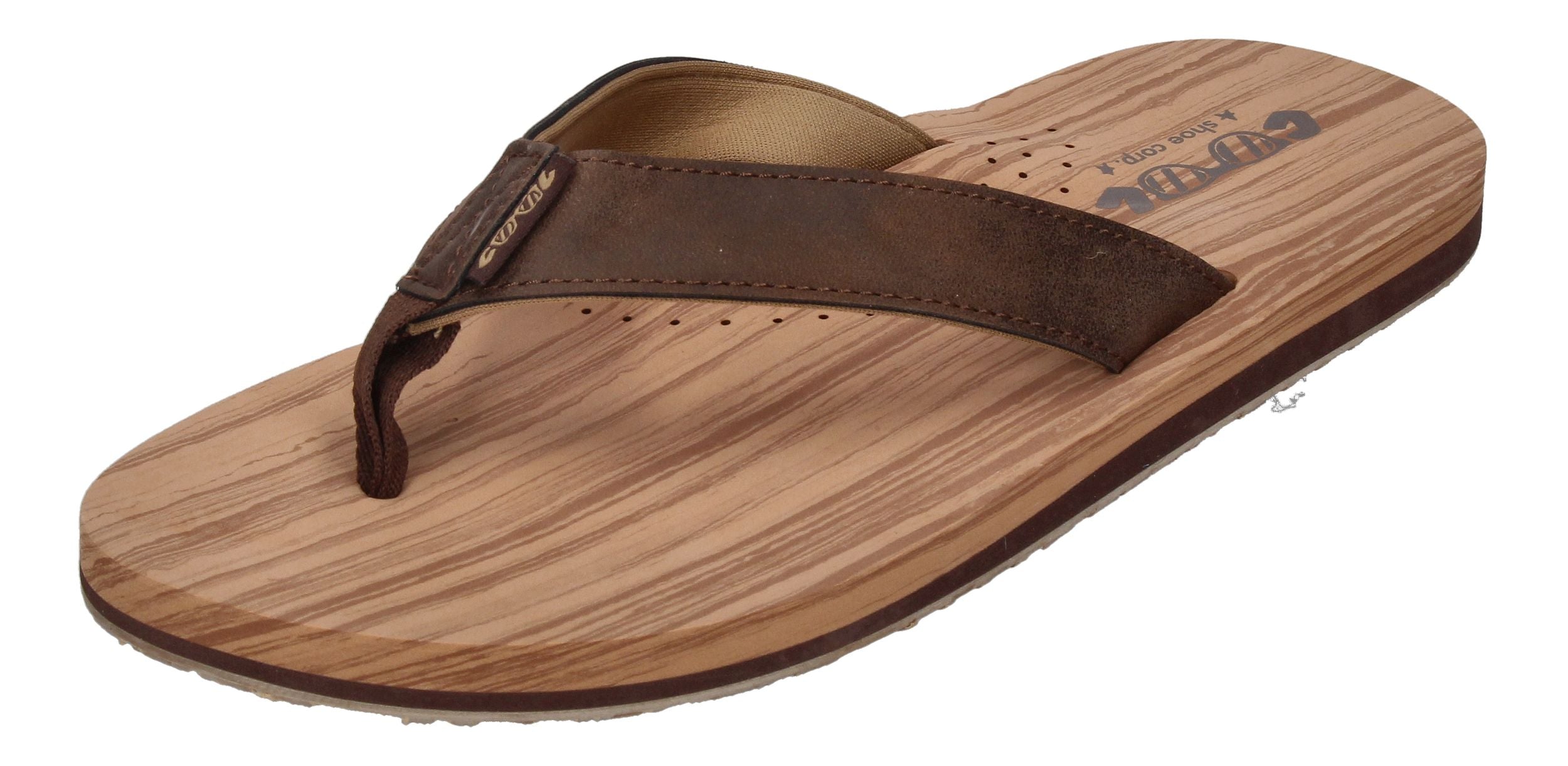 COOL SHOE Herrenschuhe Zehentrenner COOL SIN - wood-0