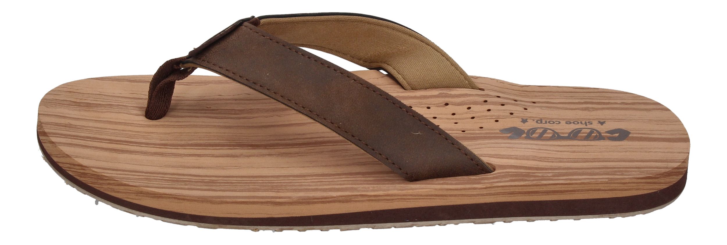 COOL SHOE Herrenschuhe Zehentrenner COOL SIN - wood-1