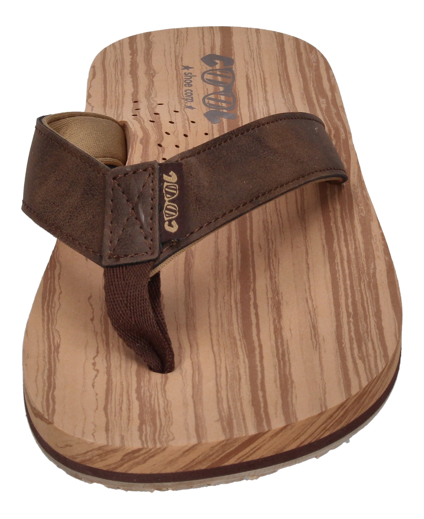 COOL SHOE Herrenschuhe Zehentrenner COOL SIN - wood-2