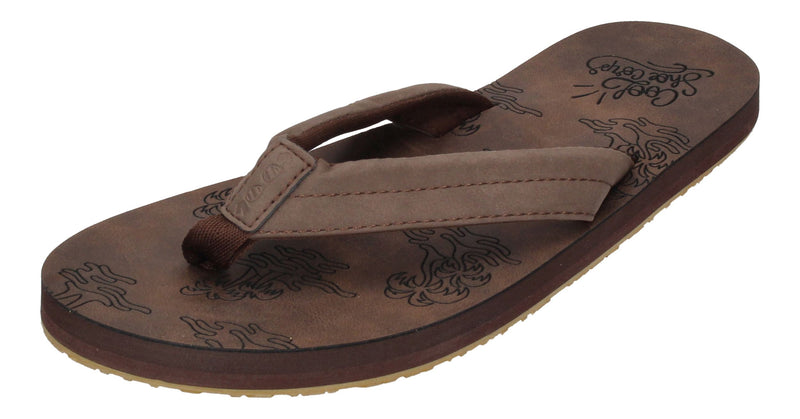 COOL SHOE Herrenschuhe Zehentrenner COOL TROPIC - chestnut-0