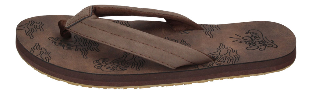 COOL SHOE Herrenschuhe Zehentrenner COOL TROPIC - chestnut-1