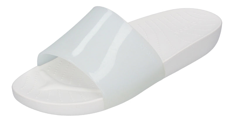 CROCS Damen - SPLASH GLOSSY SLIDE 208538 - white