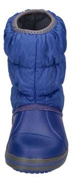 CROCS Kids - Stiefel WINTER PUFF BOOT - cerulean blue light grey-2