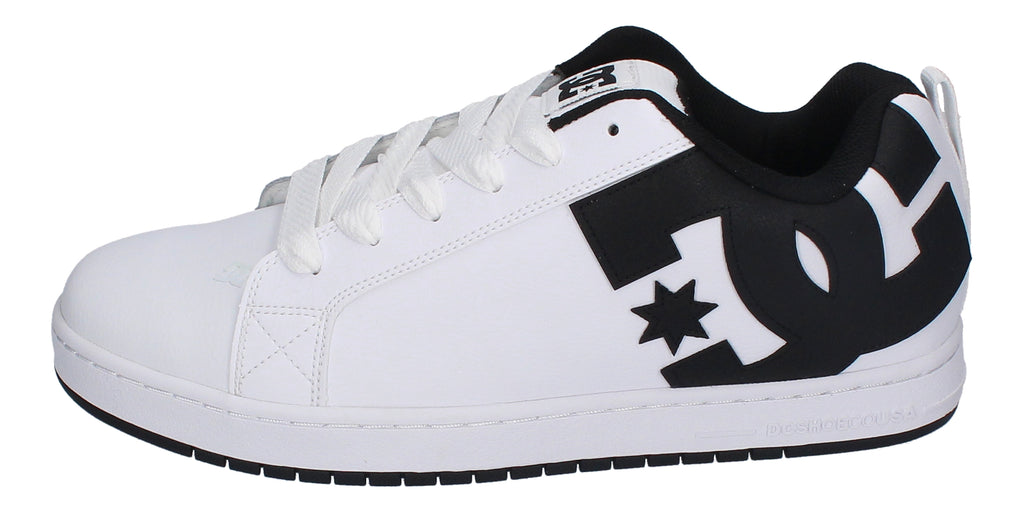 DC Sneaker in Übergrößen COURT GRAFFIK 300529-WLK white black-1