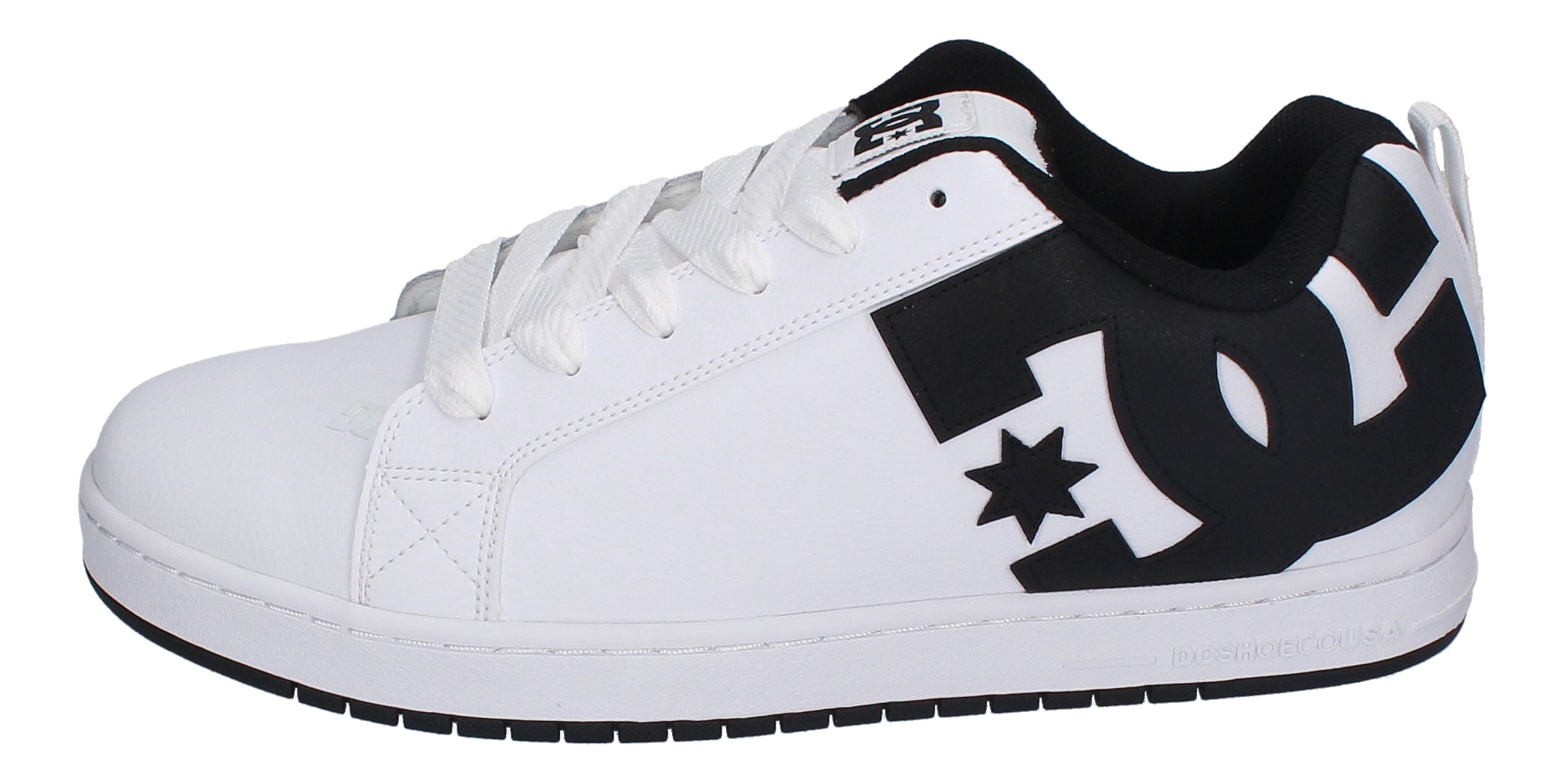 DC Sneaker in Übergrößen COURT GRAFFIK 300529-WLK white black-1