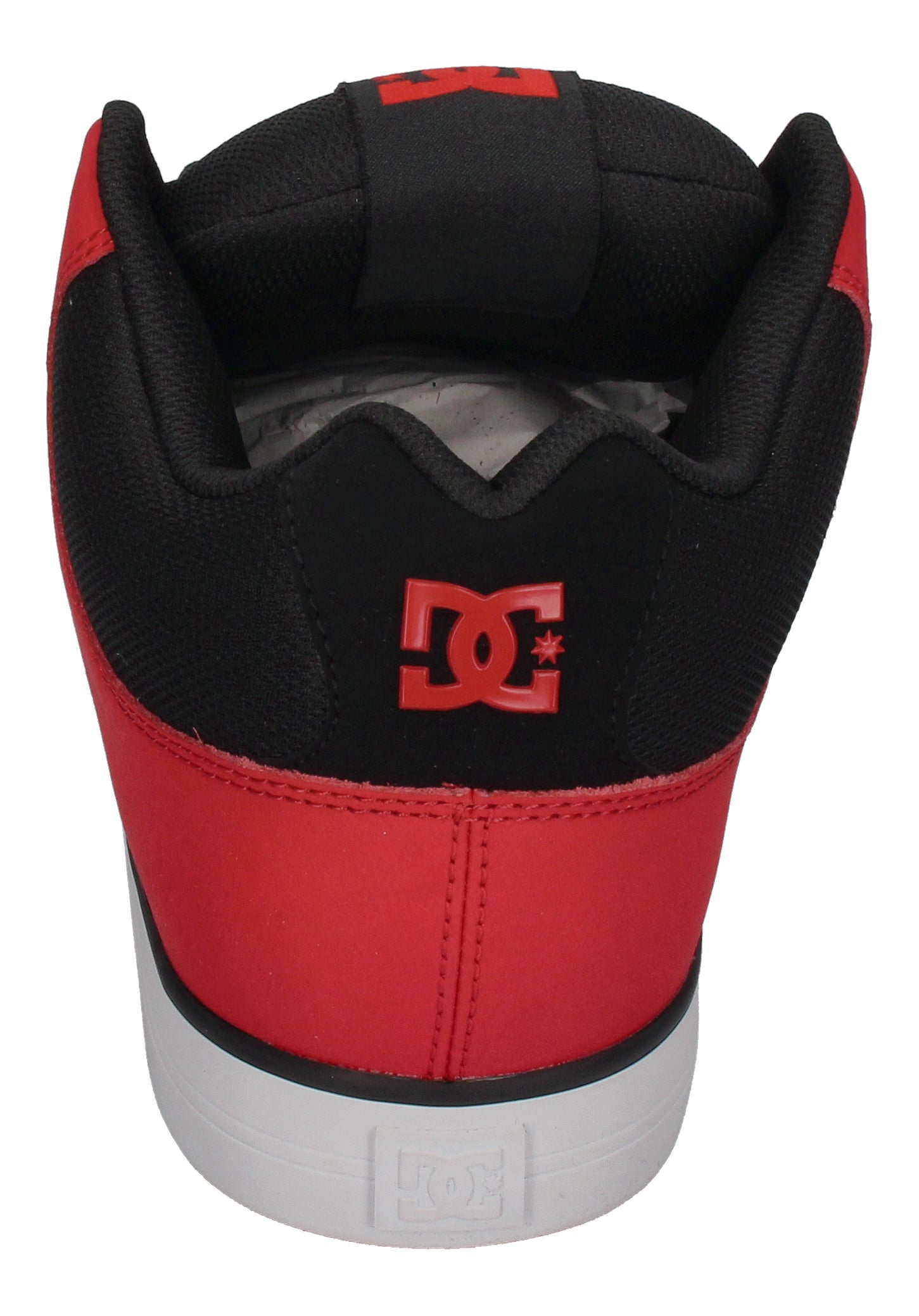 DC Sneaker in Übergröße PURE MID ADYS400082 black red-4