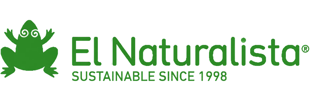 Grünes El Naturalista Logo mit Frosch-Symbol und dem Schriftzug „Sustainable Since 1998“ für die Markenwelt bei shoedeal.de.