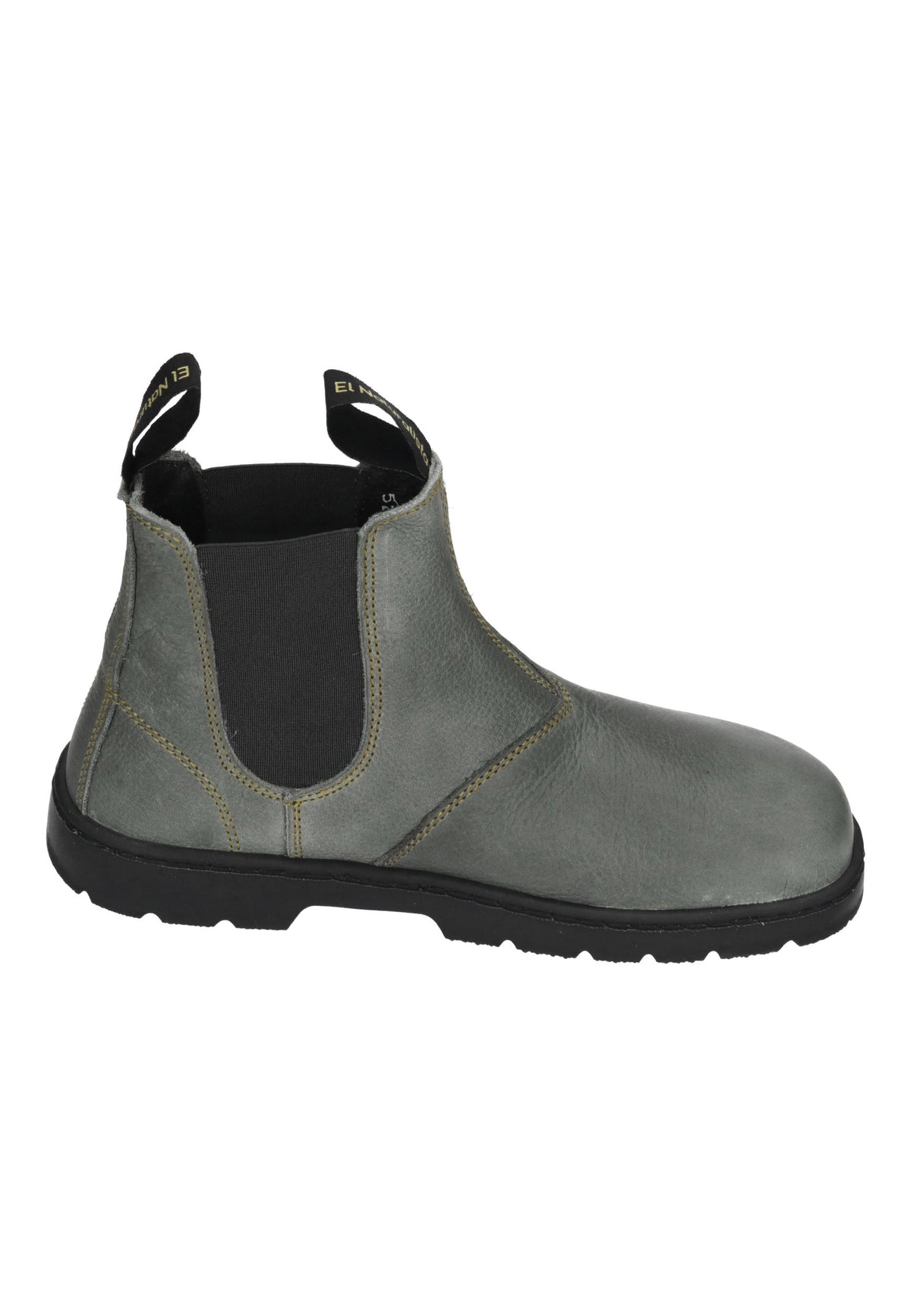 EL NATURALISTA Nomada Chelsea-Boot in Petrol, Leder mit schwarzem Stretcheinsatz und Profilsohle, von der anderen Seite