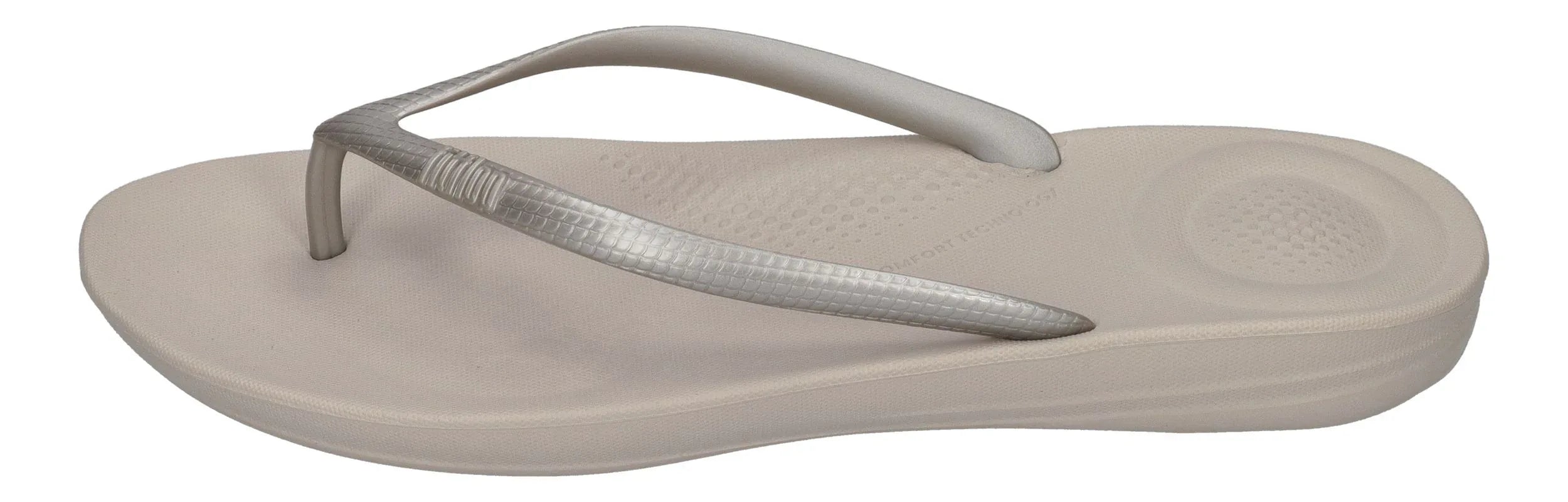 FITFLOP Damen Zehentrenner IQUSHION ERGONOMIC FLIP E54 silver