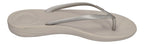 FITFLOP Damen Zehentrenner IQUSHION ERGONOMIC FLIP E54 silver