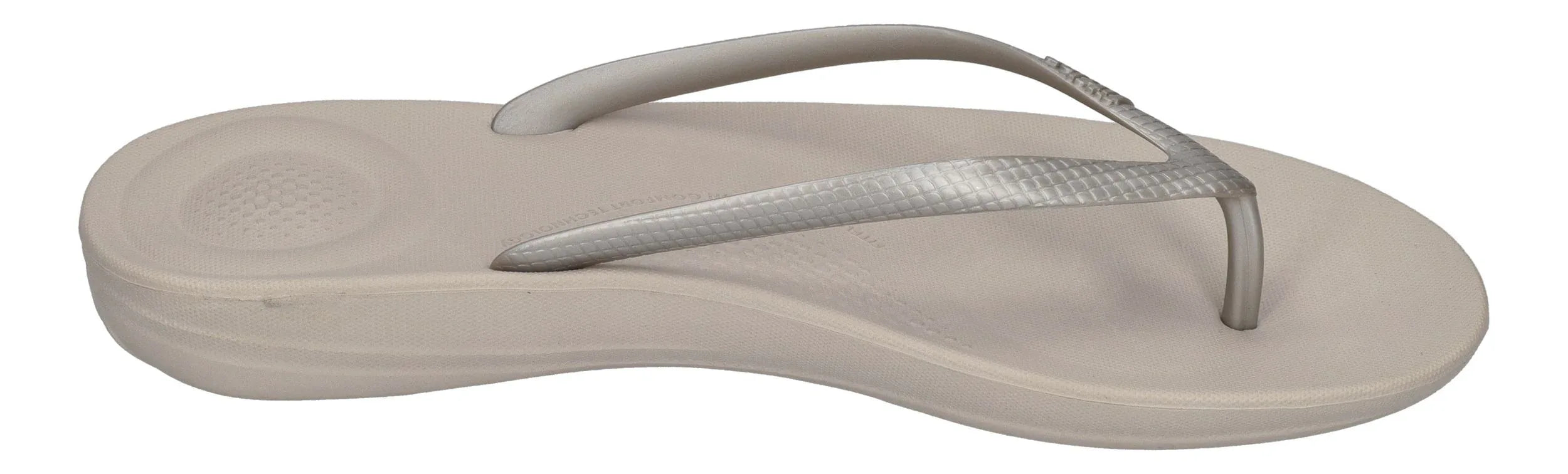 FITFLOP Damen Zehentrenner IQUSHION ERGONOMIC FLIP E54 silver