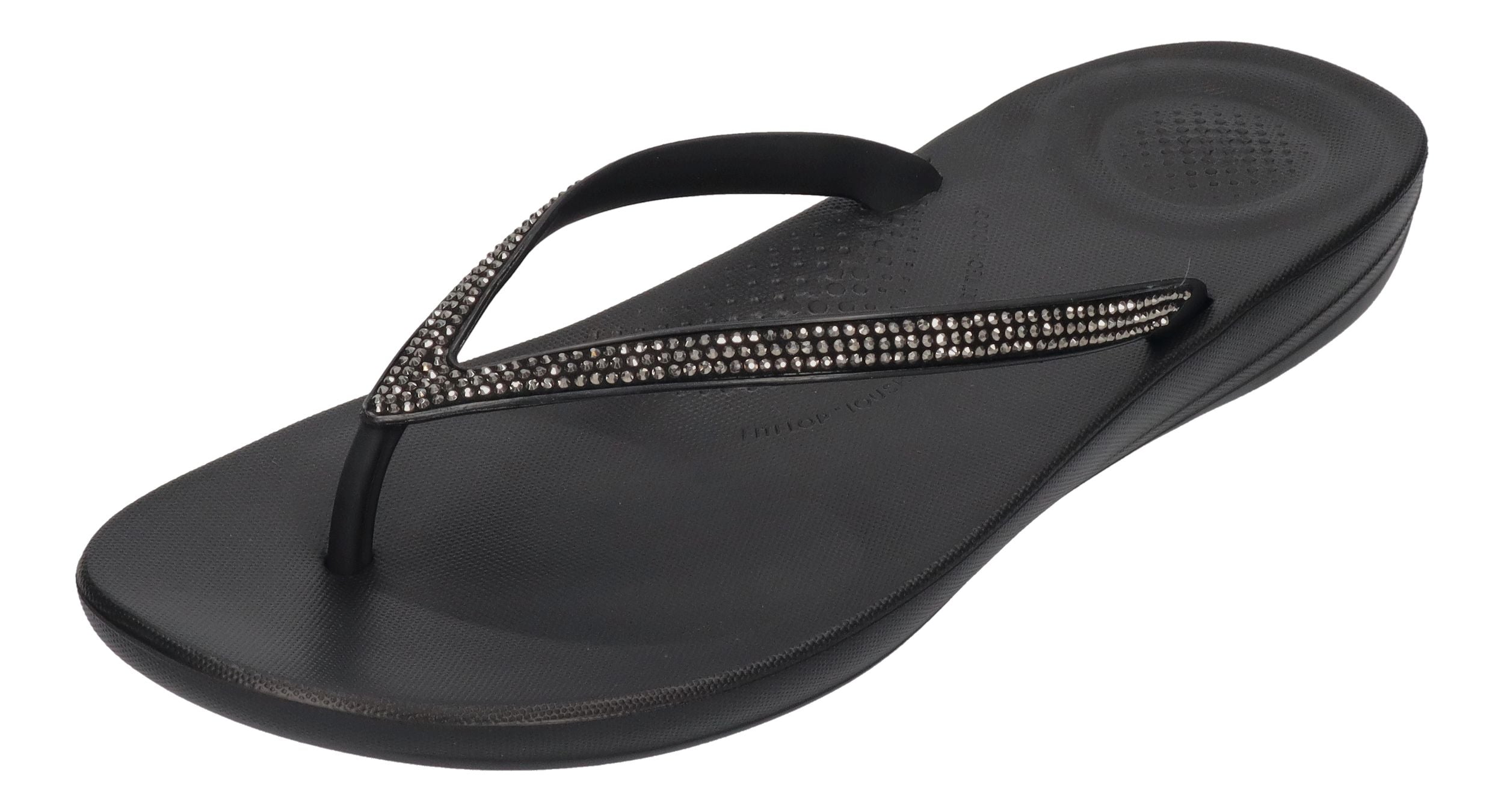 FITFLOP Zehentrenner IQUSHION SPARKLE R08 - black