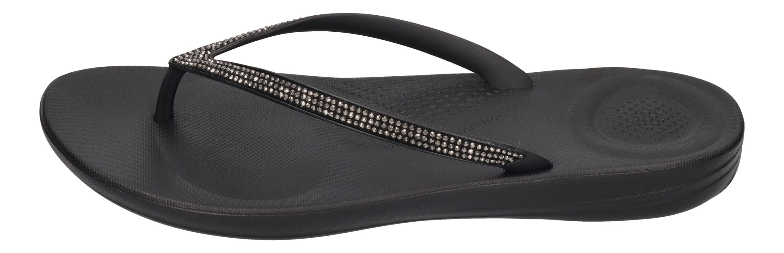 FITFLOP Zehentrenner IQUSHION SPARKLE R08 - black