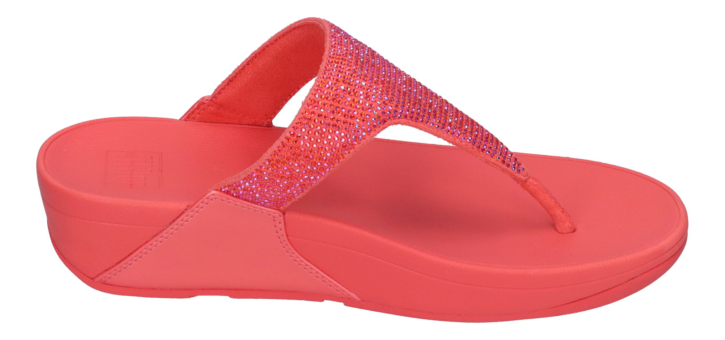 FITFLOP Zehentrenner LULU CRYSTAL TOE POST EC5 rosy coral