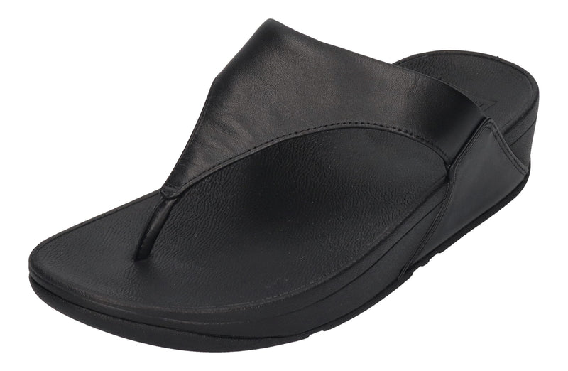 FITFLOP Zehentrenner LULU LEATHER TOE POST black