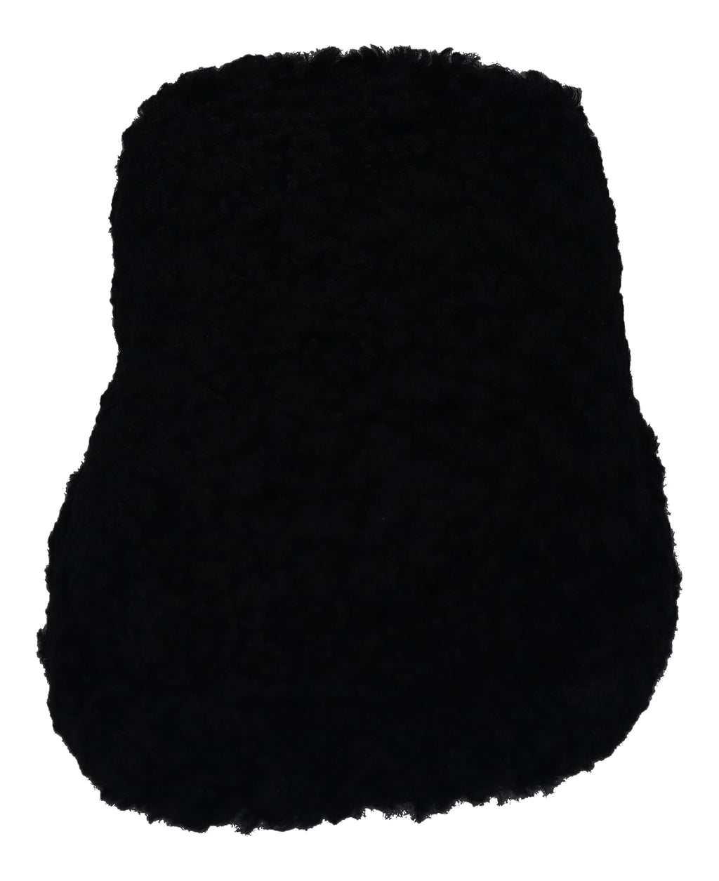 FITFLOP - iQUSHION D-LUXE PADDED TEDDY SLIPPER - all black
