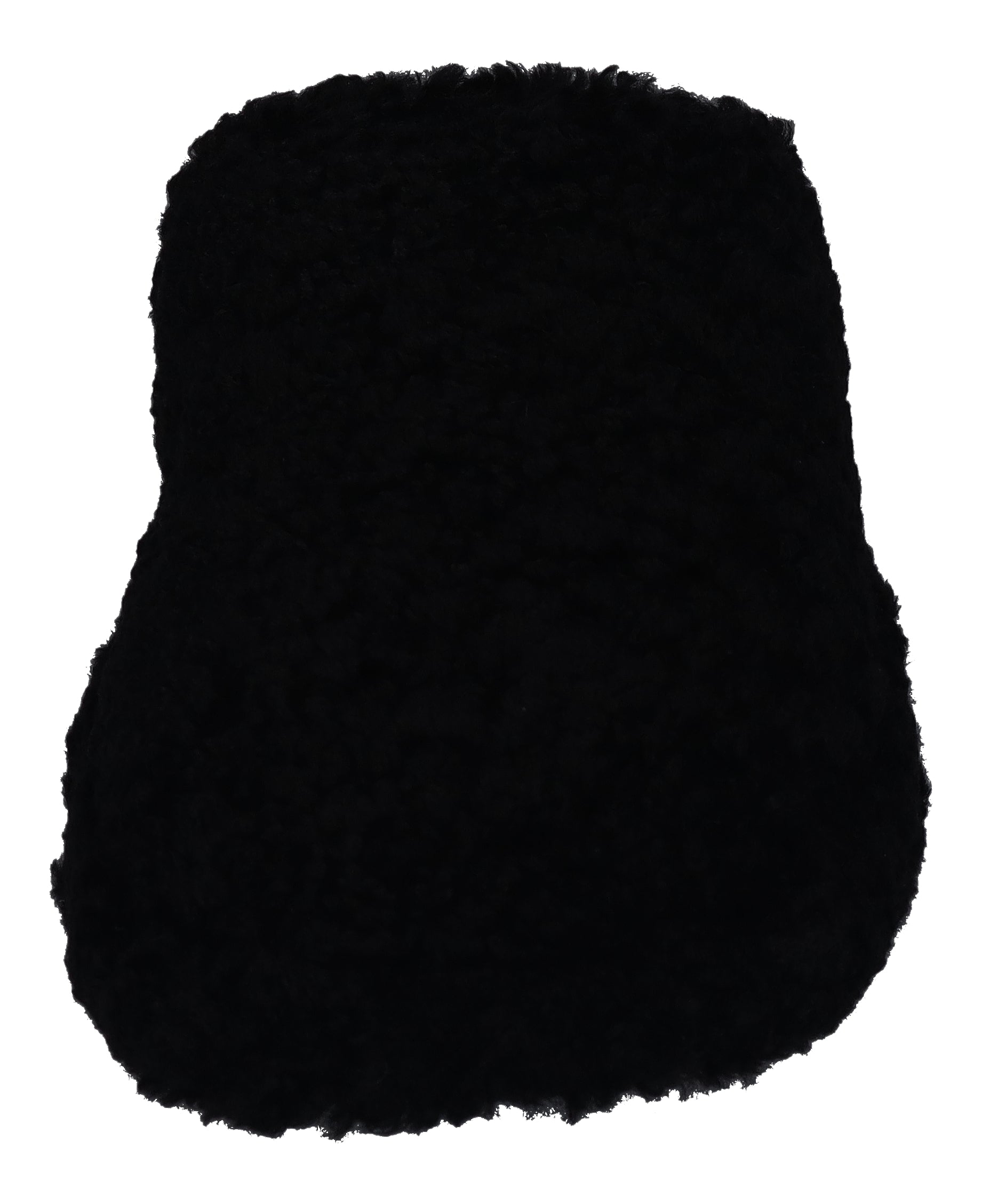 FITFLOP - iQUSHION D-LUXE PADDED TEDDY SLIPPER - all black