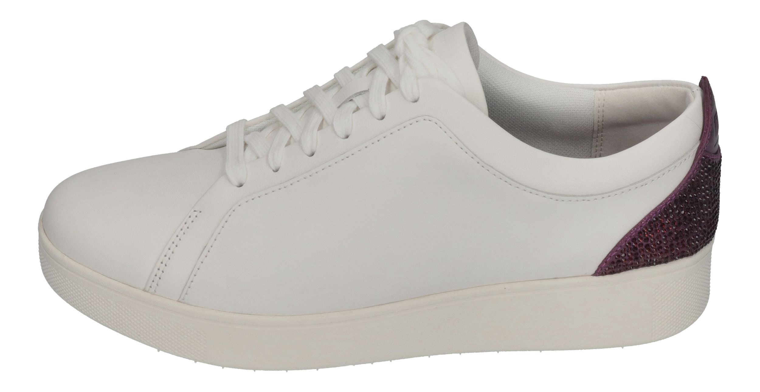 FITFLOP Sneakers RALLY CRYSTAL BACKTAB - white mauve