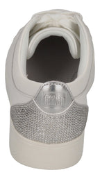 FITFLOP Sneakers RALLY CRYSTAL BACKTAB - white silver