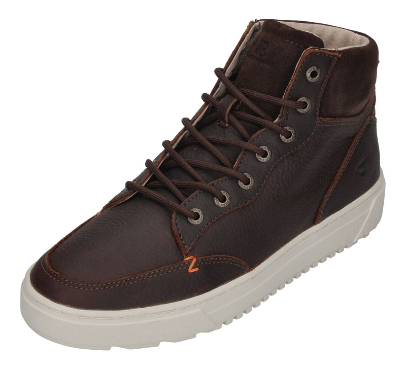 HUB FOOTWEAR Sneakers - DUNDEE L65 dark brown white-0