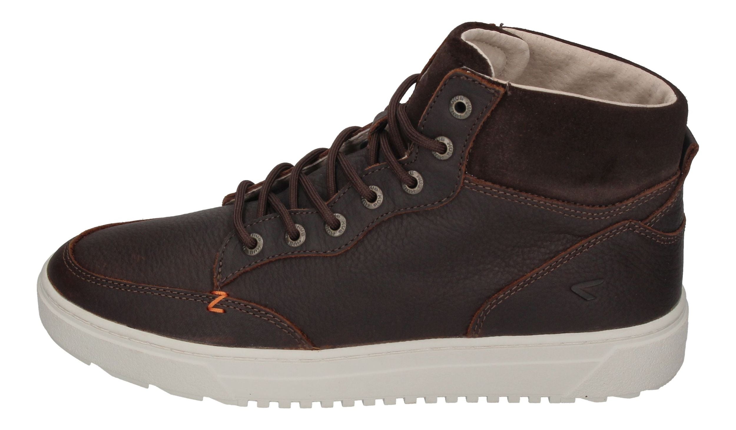 HUB FOOTWEAR Sneakers - DUNDEE L65 dark brown white-1