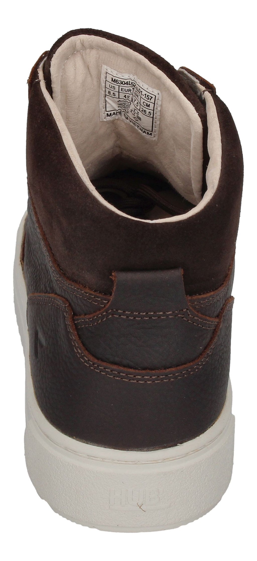 HUB FOOTWEAR Sneakers - DUNDEE L65 dark brown white-4
