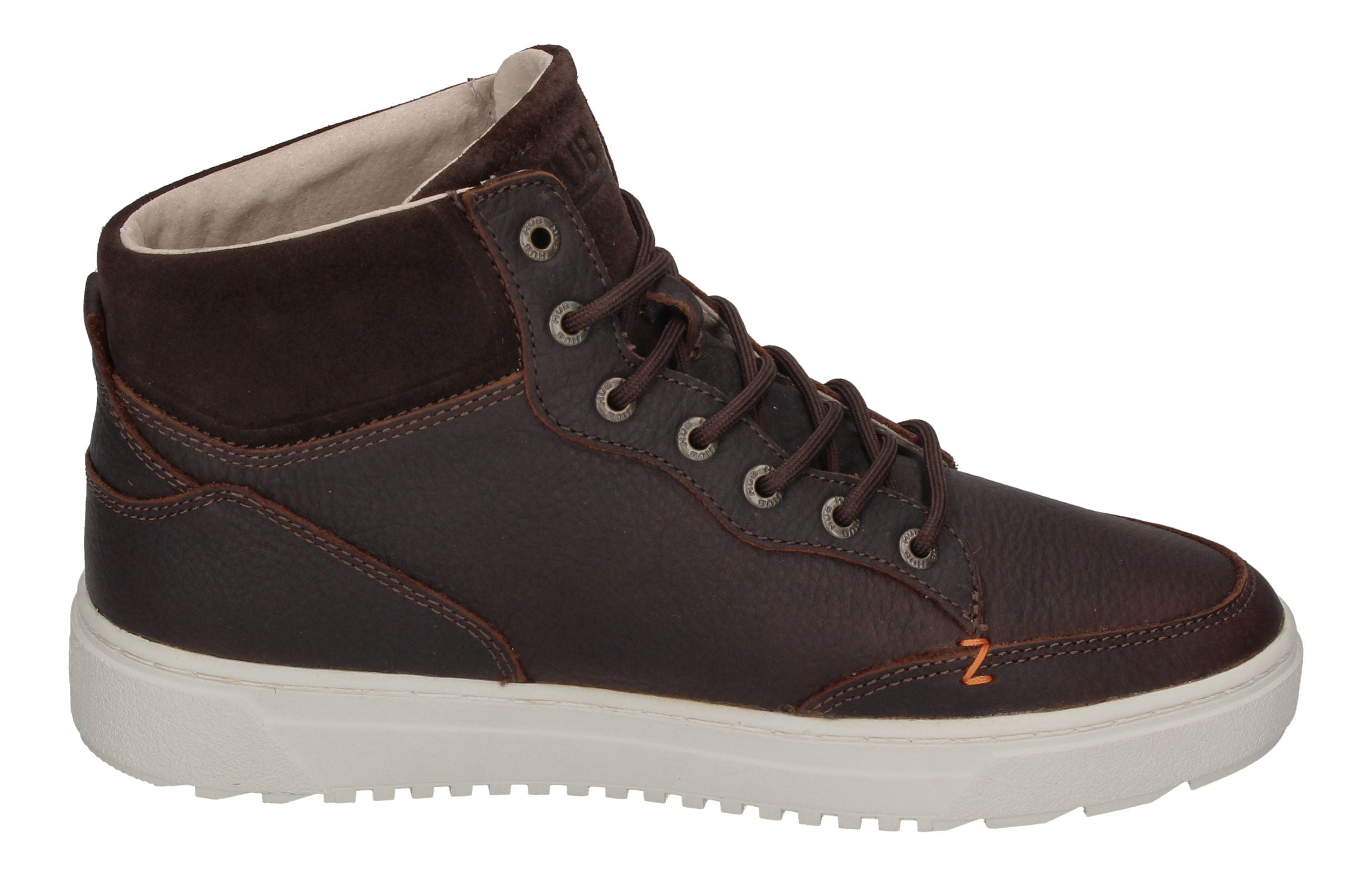 HUB FOOTWEAR Sneakers - DUNDEE L65 dark brown white-3