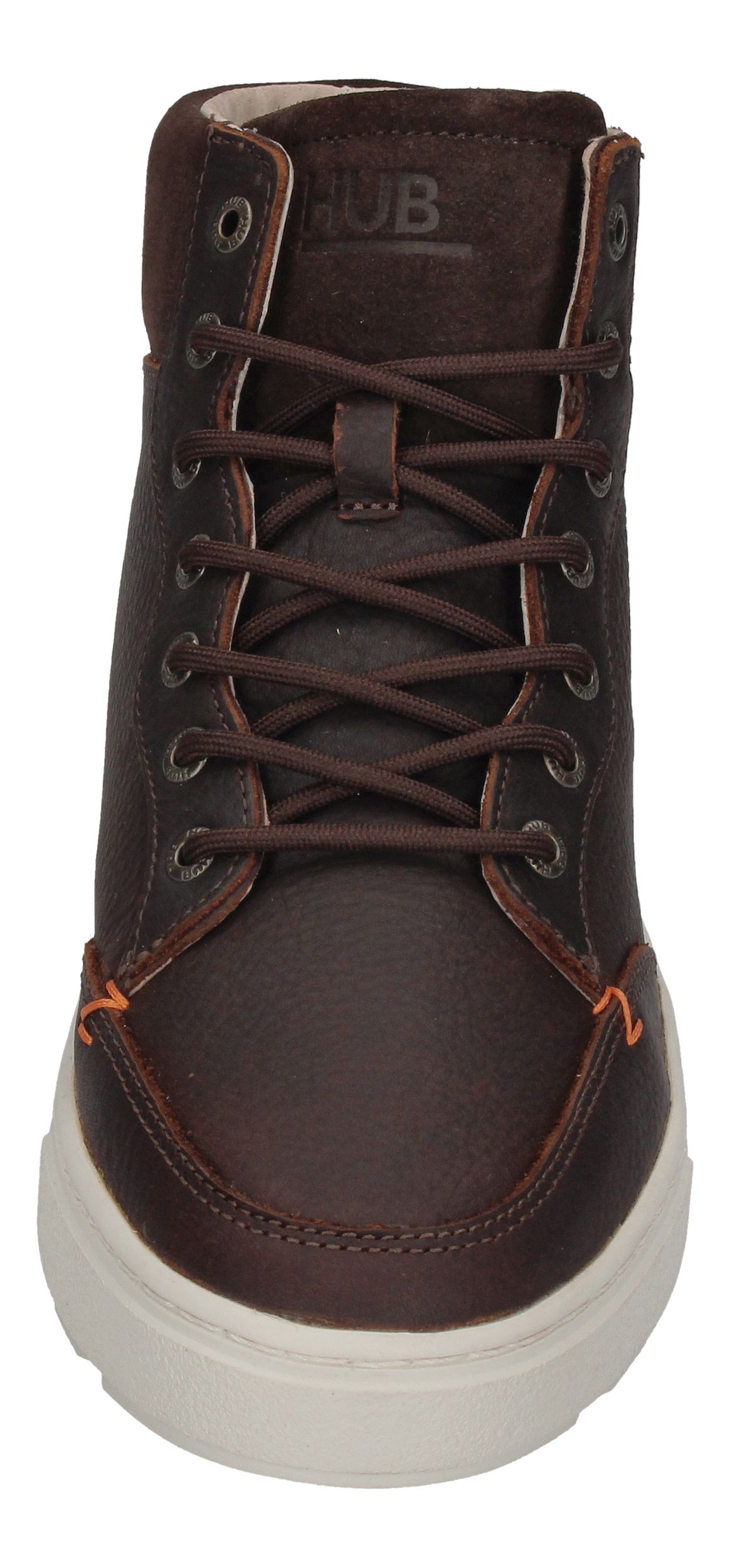 HUB FOOTWEAR Sneakers - DUNDEE L65 dark brown white-2
