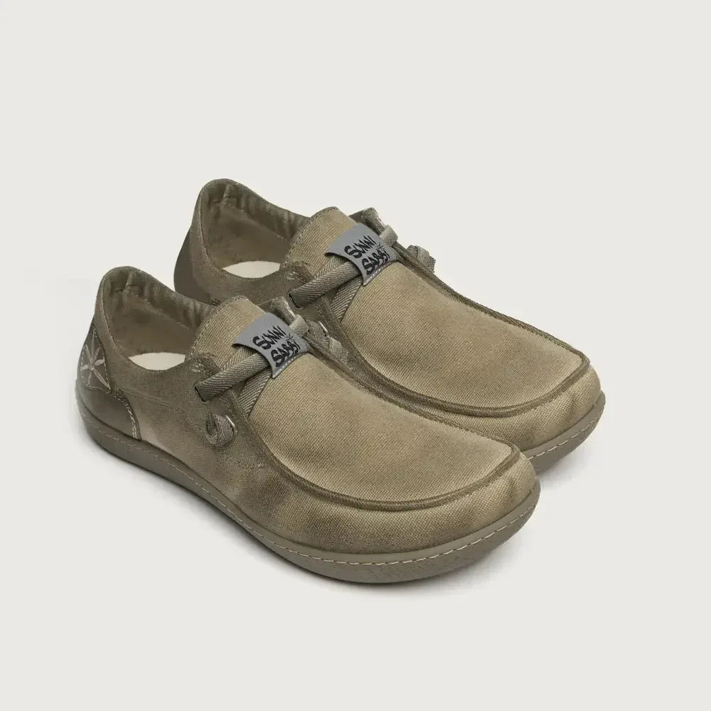 SUNNI SABBI Herren Barfußschuhe Halbschuhe KUNASH-002 musgo