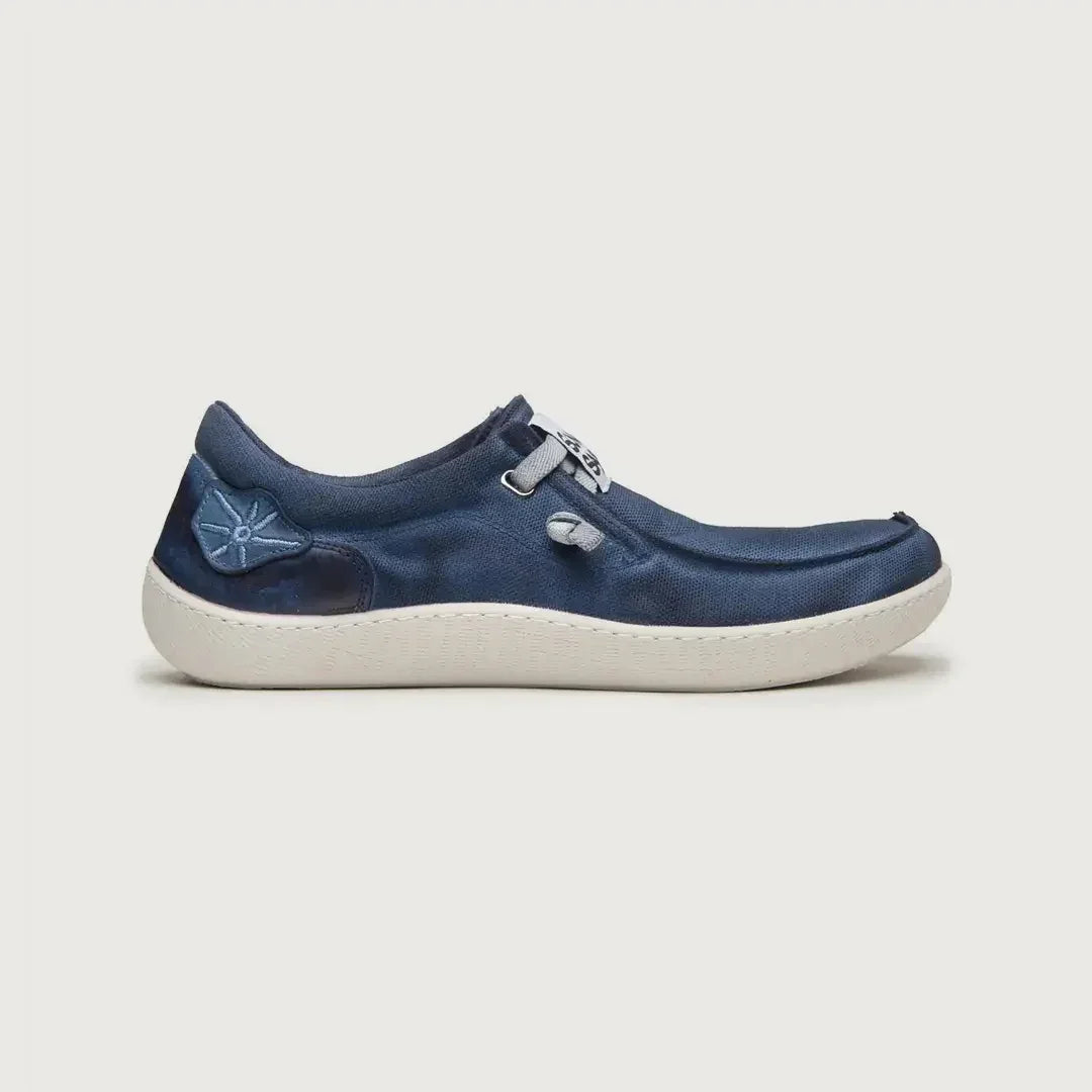 SUNNI SABBI Herren Barfußschuhe Halbschuhe KUNASH-002 blue