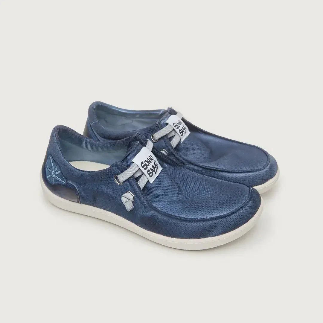 SUNNI SABBI Herren Barfußschuhe Halbschuhe KUNASH-002 blue