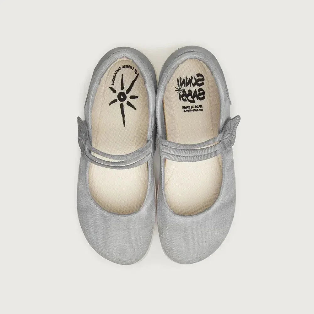 SUNNI SABBI Damen Barfußschuhe Halbschuhe MISEN-055 gris