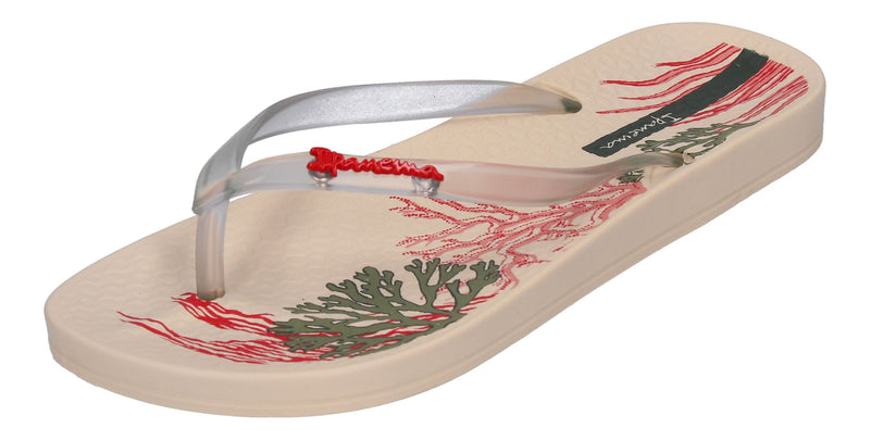 IPANEMA Zehentrenner - ANAT GLOSSY FEM 82895 - beige clear green-0