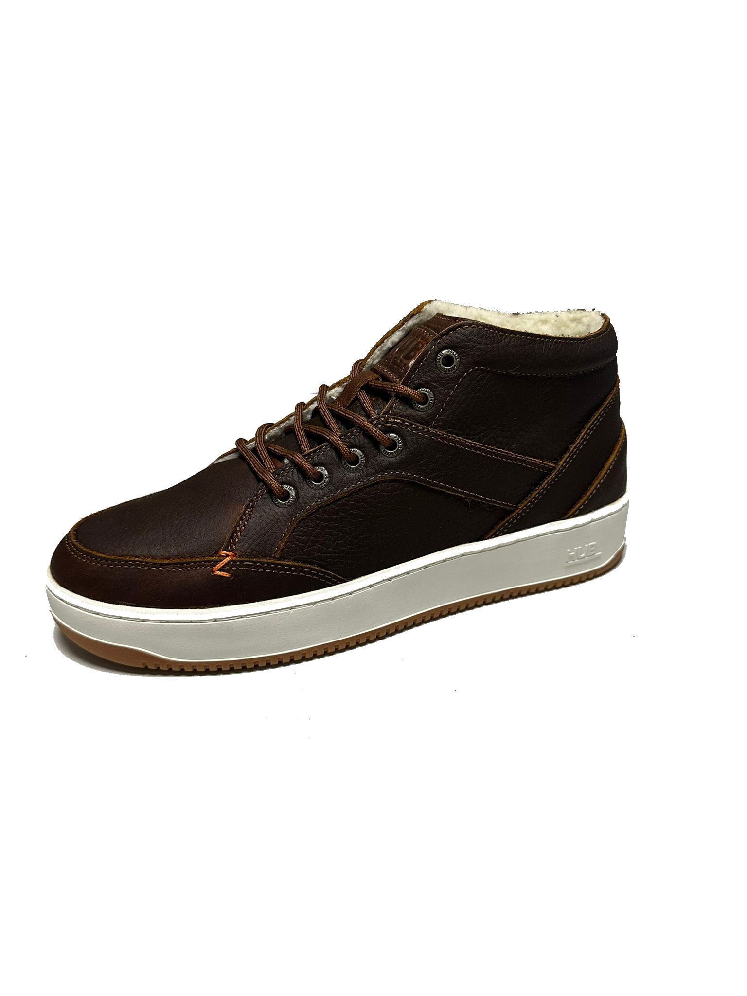 HUB FOOTWEAR Herren Sneakers KINGSTON 2.1 WOOL cognac