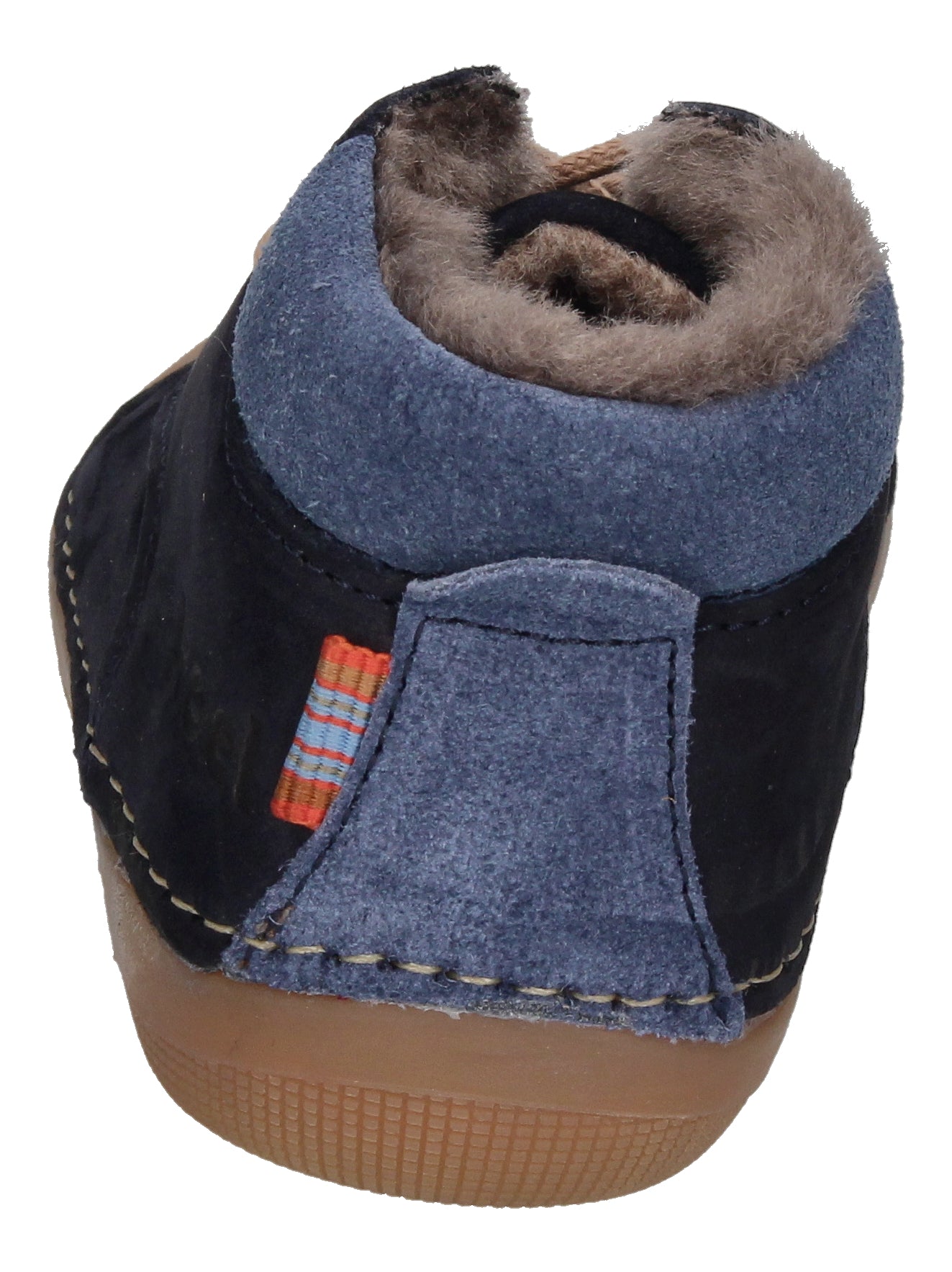 KOEL Barefoot Lauflernschuhe - AVA BIO NUBUK LAMBSWOOL blue-4