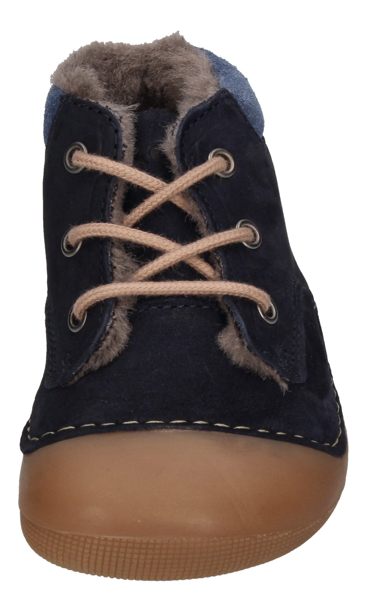 KOEL Barefoot Lauflernschuhe - AVA BIO NUBUK LAMBSWOOL blue-2