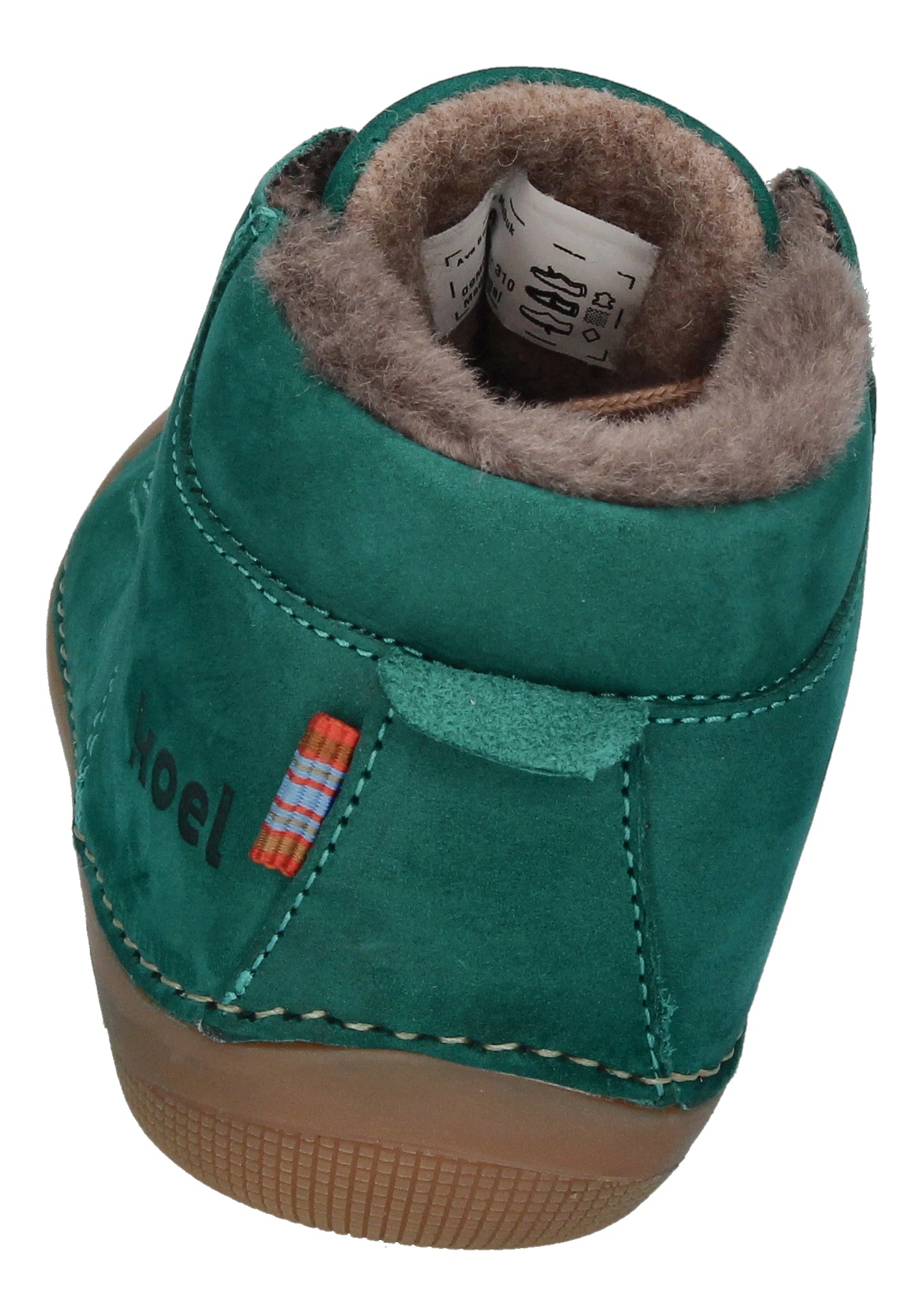 KOEL Barefoot Lauflernschuhe - AVA BIO NUBUK LAMBSWOOL esmerald-4