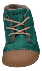 KOEL Barefoot Lauflernschuhe - AVA BIO NUBUK LAMBSWOOL esmerald-2