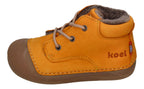 KOEL Barefoot Lauflernschuhe - AVA BIO NUBUK LAMBSWOOL saffron-1