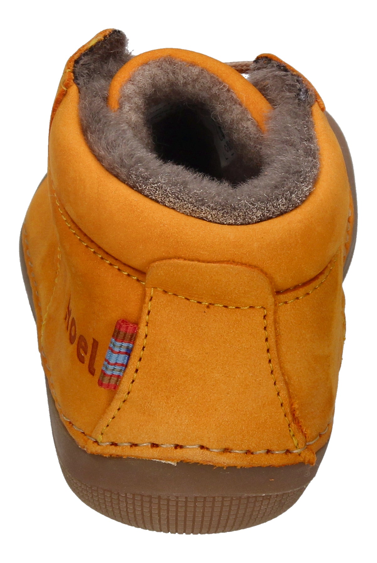 KOEL Barefoot Lauflernschuhe - AVA BIO NUBUK LAMBSWOOL saffron-4