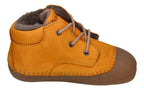 KOEL Barefoot Lauflernschuhe - AVA BIO NUBUK LAMBSWOOL saffron-3