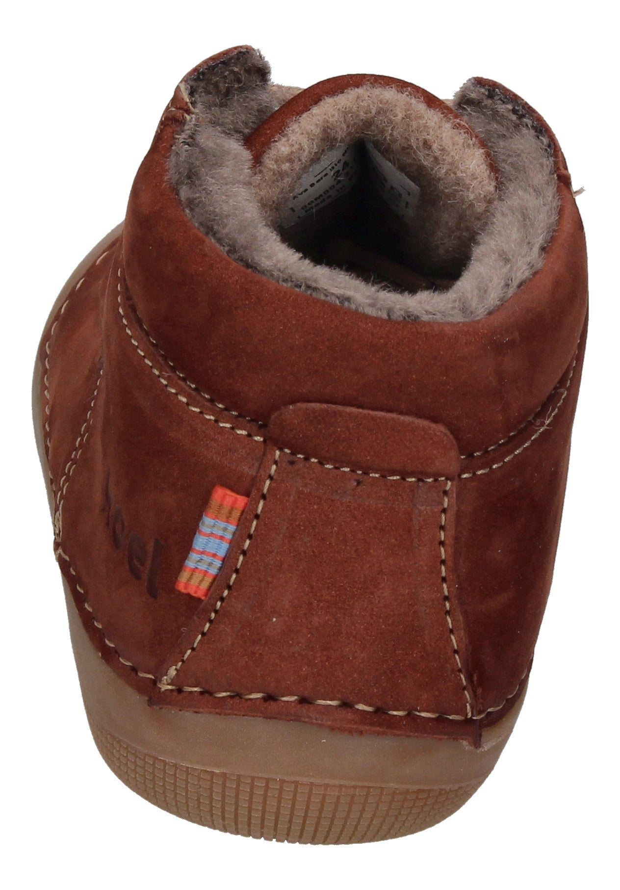 KOEL Barefoot Lauflernschuhe - AVA BIO NUBUK LAMBSWOOL chocolate-4
